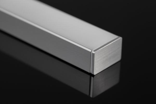 Endkappe sorgt für ein geschütztes und sauberes Profilende